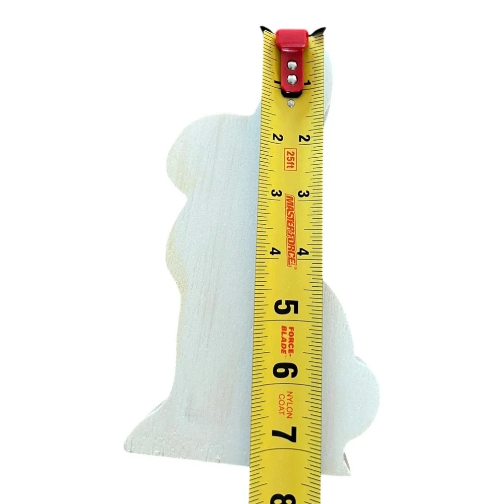 Celebrate It‎ Wooden Bunny Shape Craft DIY Easter Decor Natural Wood Brand New